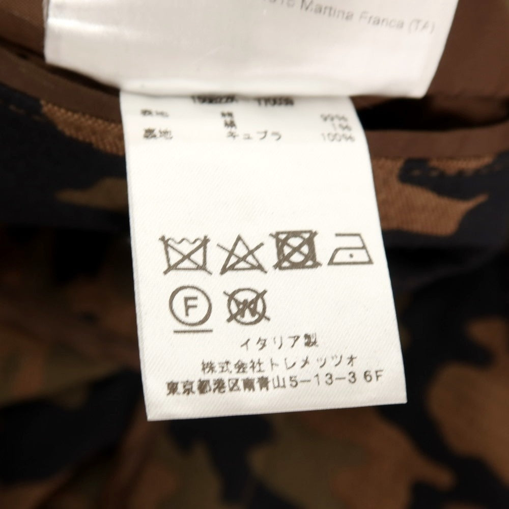 中古】タリアトーレ TAGLIATORE コットンシルク カモフラージュ 2B