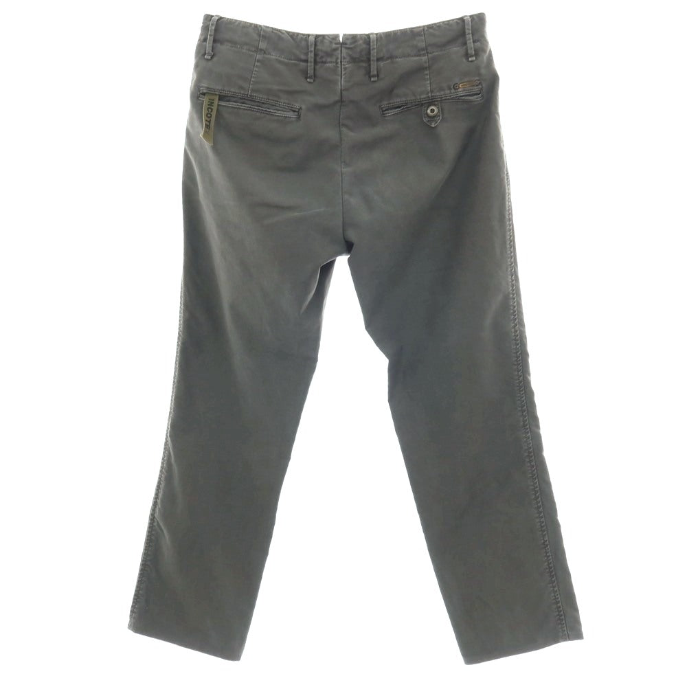 【中古】インコテックス スラックス INCOTEX SLACKS コットンポリウレタン カジュアルスラックスパンツ グレー【サイズ32】【 状態ランクB 】【 メンズ 】