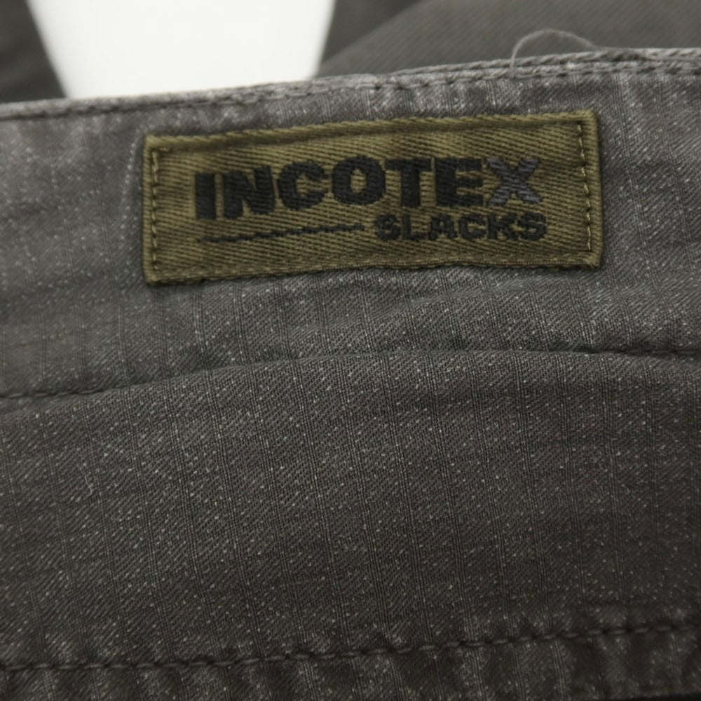 【中古】インコテックス スラックス INCOTEX SLACKS コットンポリウレタン カジュアルスラックスパンツ グレー【サイズ32】【 状態ランクB 】【 メンズ 】