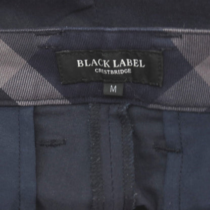 【中古】ブラックレーベル クレストブリッジ BLACK LABELCRESTBRIDGE ストレッチ コットンナイロンリネン カジュアルスラックスパンツ ネイビー【サイズM】【 状態ランクB 】【 メンズ 】