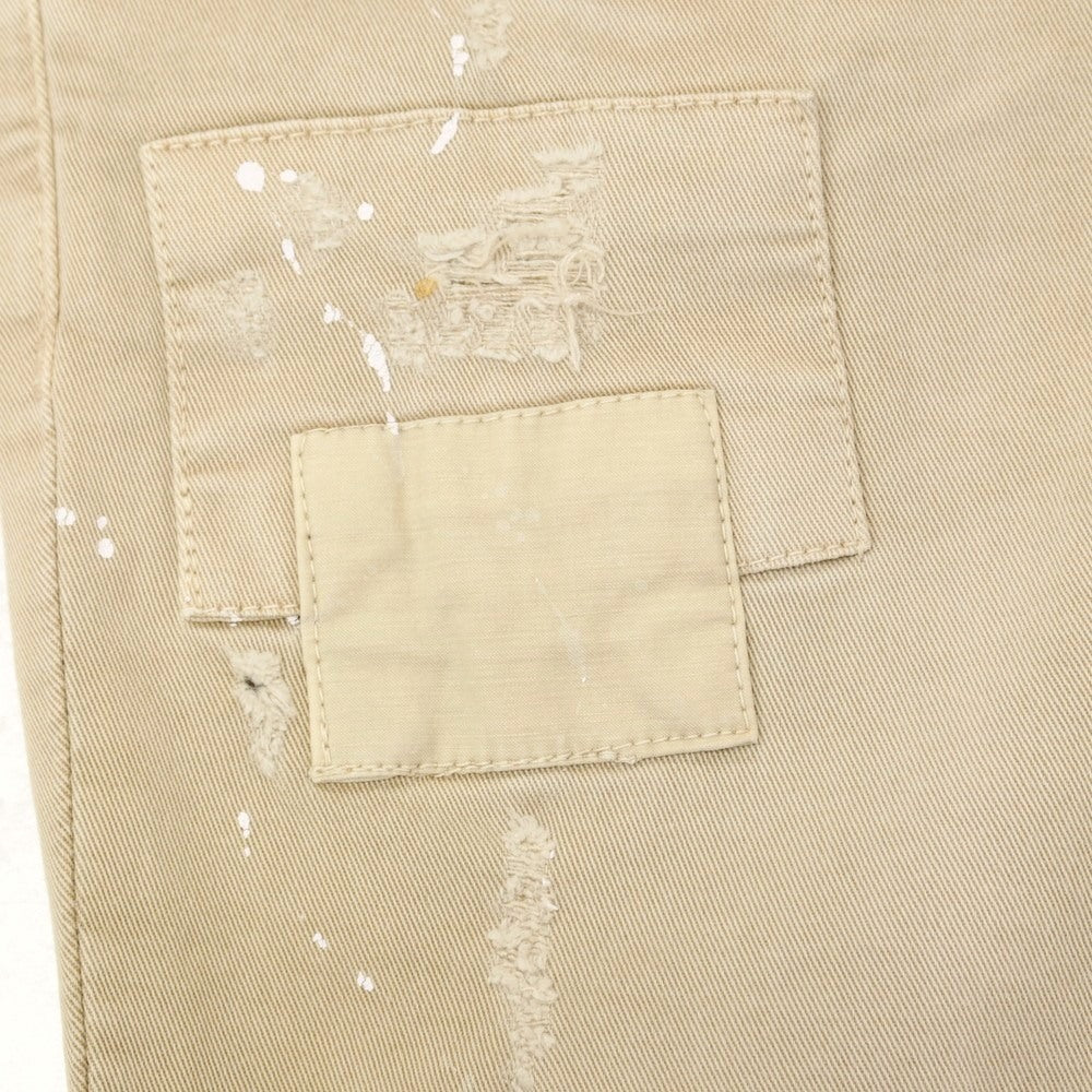 【中古】アントレアミ ENTRE AMIS ストレッチ コットン 5ポケットパンツ ベージュ【サイズ31】【 状態ランクC 】【 メンズ 】