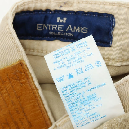 【中古】アントレアミ ENTRE AMIS ストレッチ コットン 5ポケットパンツ ベージュ【サイズ31】【 状態ランクC 】【 メンズ 】