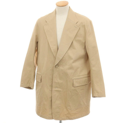 【中古】リバーバレイト REVERBERATE ツイルコットン チェスターフィールドコート ベージュ【サイズ38】【 状態ランクB 】【 メンズ 】