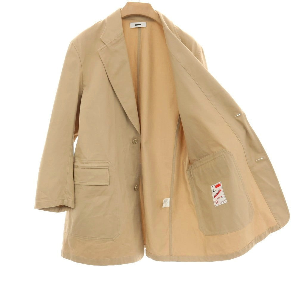 【中古】リバーバレイト REVERBERATE ツイルコットン チェスターフィールドコート ベージュ【サイズ38】【 状態ランクB 】【 メンズ 】