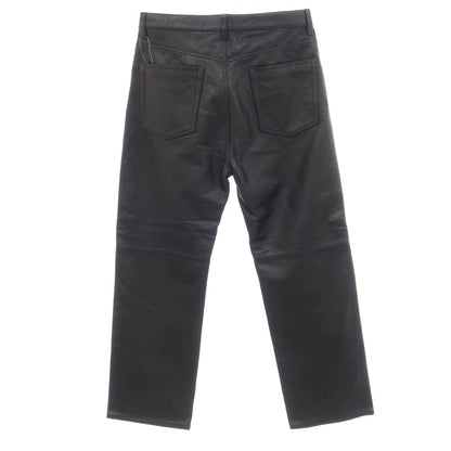 【中古】ビューティアンドユースユナイテッドアローズ BEAUTY&amp;YOUTH UNITED ARROWS 羊革 シープ レザーパンツ ブラック【サイズ32】【 状態ランクA 】【 メンズ 】