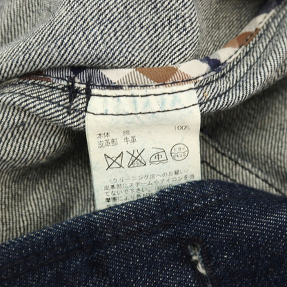 【中古】アクアスキュータム Aquascutum コットン デニム トレンチコート ネイビー【サイズ36】【 状態ランクB 】【 メンズ 】