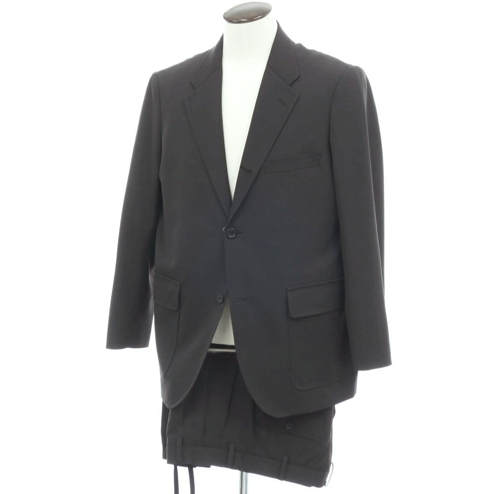【中古】ビームス BEAMS the A ウール 3つボタンスーツ セットアップ チャコールグレー【サイズL/L】【 状態ランクB 】【 メンズ 】