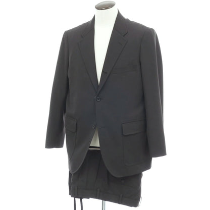 【中古】ビームス BEAMS the A ウール 3つボタンスーツ セットアップ チャコールグレー【サイズL/L】【 状態ランクB 】【 メンズ 】