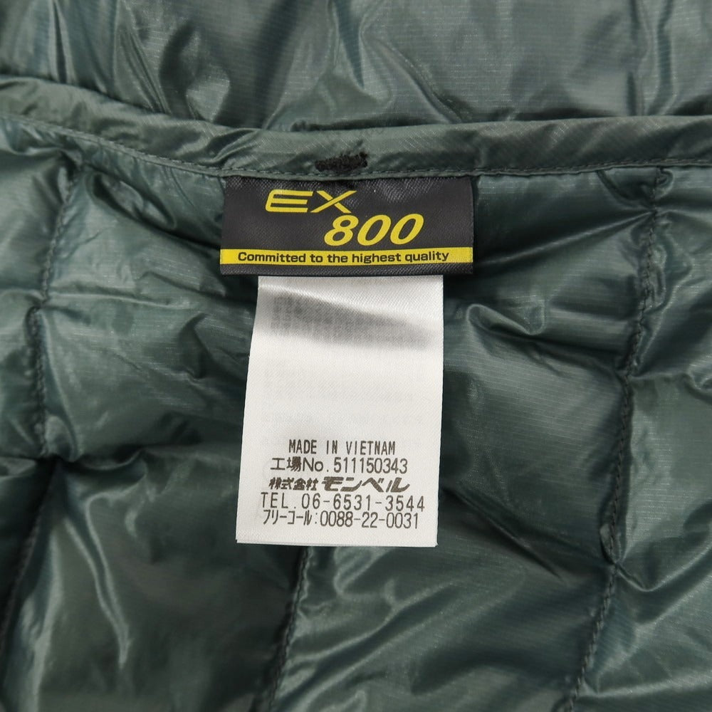 【中古】モンベル mont-bell B MING by BEAMS別注 EX800 パッカブル スペリオダウン ラウンドネック ダウンジャケット ブラック【サイズL】【 状態ランクB 】【 メンズ 】