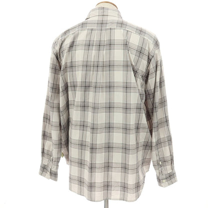 【中古】エスエスズィー SSZ 2026年春夏 ZUKA SHIRT コットン チェック カジュアルシャツ グレー【サイズM】【 状態ランクB 】【 メンズ 】