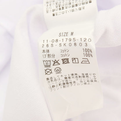 【中古】エスエスズィー SSZ 2026年春夏 コットン クルーネック 半袖Ｔシャツ ホワイト【サイズM】【 状態ランクB 】【 メンズ 】