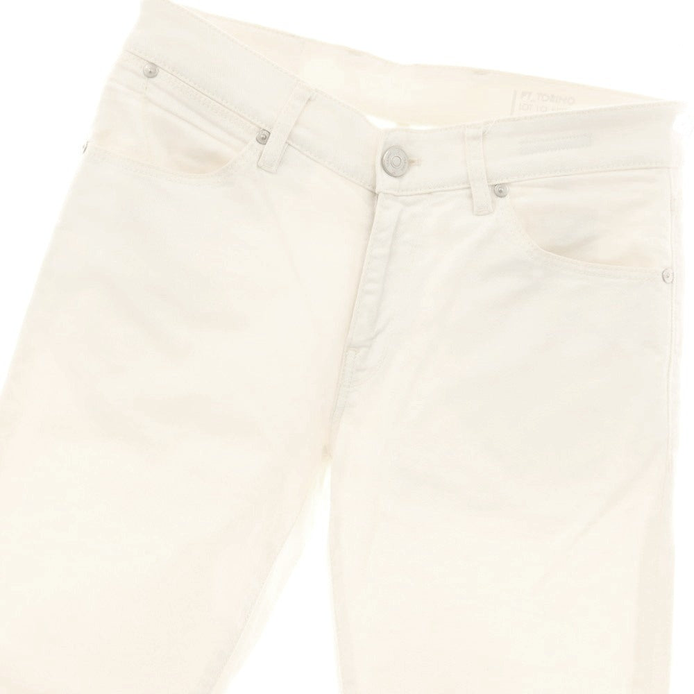 【中古】ピーティートリノ デニム PT TORINO DENIM SWING コットンポリウレタン デニムパンツ ホワイト【サイズ31】【 状態ランクB 】【 メンズ 】