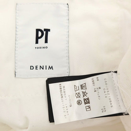 【中古】ピーティートリノ デニム PT TORINO DENIM SWING コットンポリウレタン デニムパンツ ホワイト【サイズ31】【 状態ランクB 】【 メンズ 】