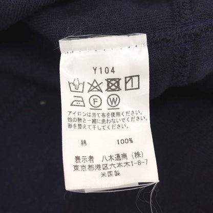 【中古】スリードッツ three dots コットン ダブルジップ カーディガン ネイビー【サイズM】【 状態ランクB 】【 メンズ 】