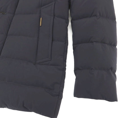 【中古】ムーレー MOORER ACQUA ナイロンポリウレタン ダウンジャケット ネイビー【サイズ42】【 状態ランクA 】【 メンズ 】