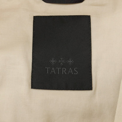 【中古】タトラス TATRAS 人工皮革 スエード フェイクレザー スタンドカラー ダブルジップブルゾン ライトベージュ【サイズ1】【 状態ランクB 】【 メンズ 】