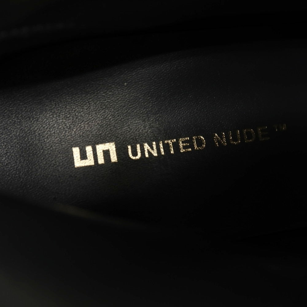 【中古】ユナイテッドヌード UNITED NUDE レザー ブーツ ブラック【サイズ44】【 状態ランクB 】【 メンズ 】