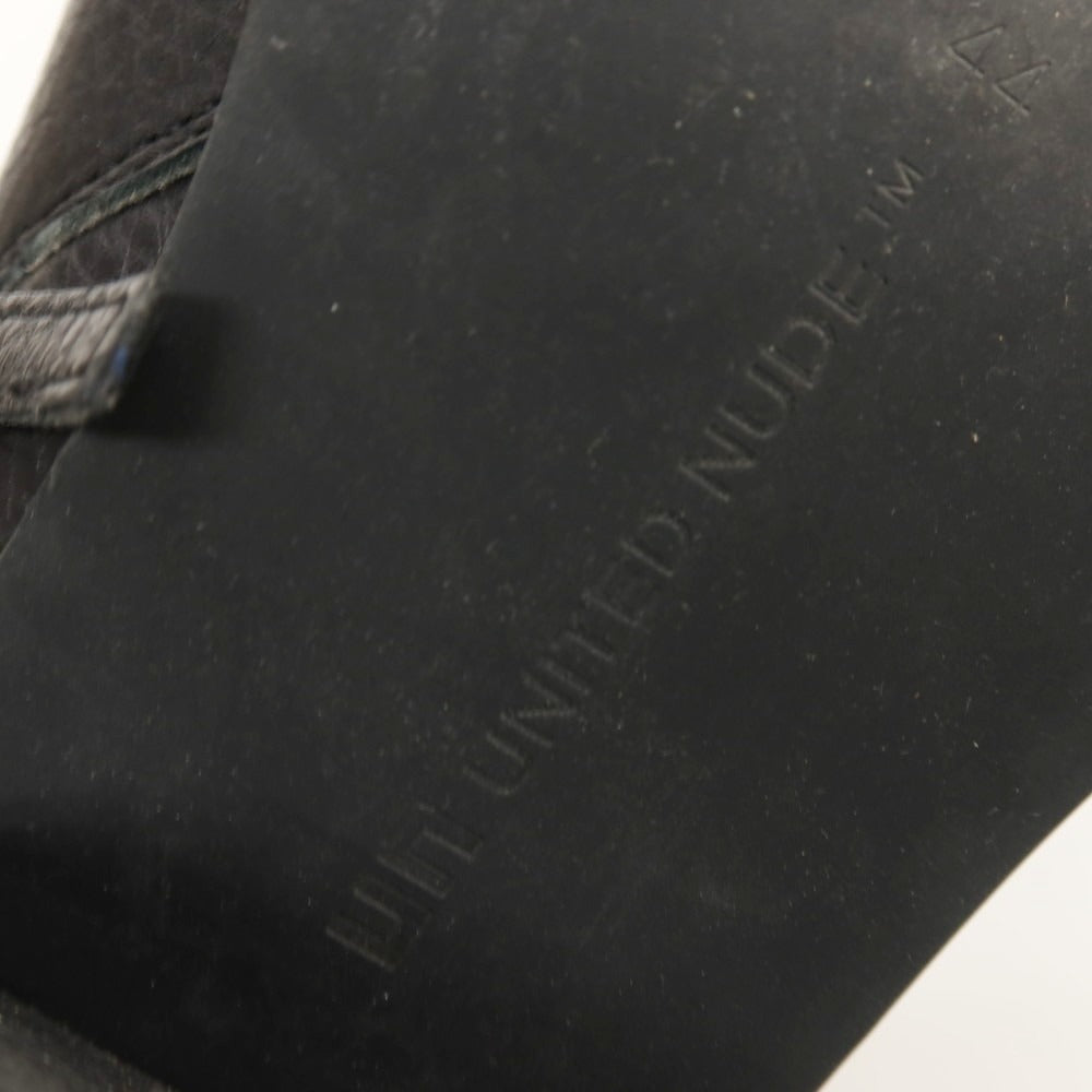 【中古】ユナイテッドヌード UNITED NUDE レザー ブーツ ブラック【サイズ44】【 状態ランクB 】【 メンズ 】