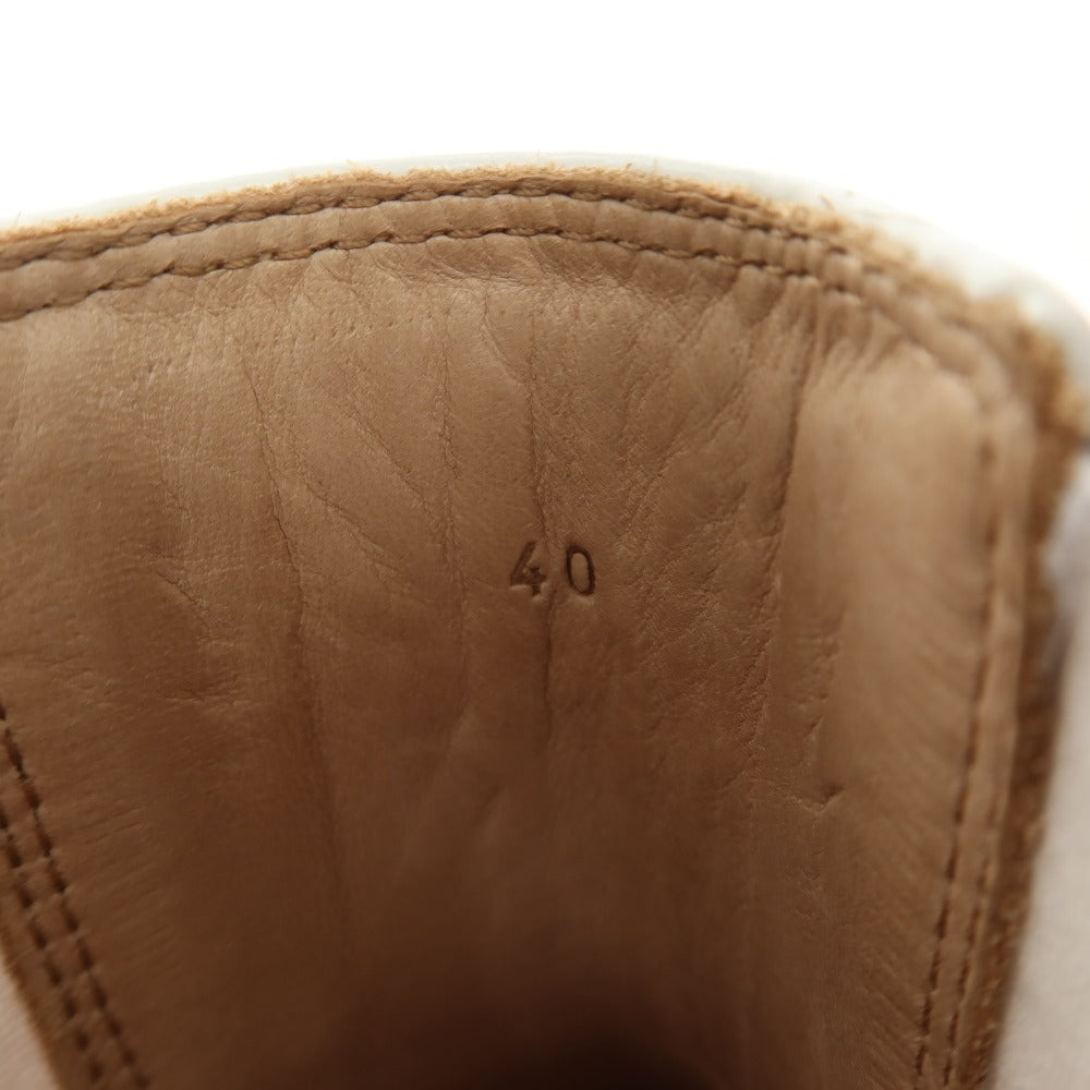 【中古】【未使用】ボッテガヴェネタ BOTTEGAVENETA 754426V3H80 レザー ブーツ ホワイト【サイズ40】【 状態ランクS 】【 メンズ 】