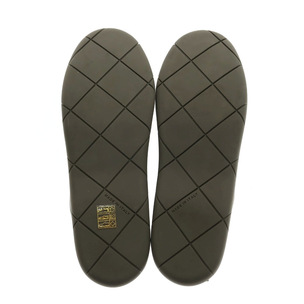 【中古】【未使用】ボッテガヴェネタ BOTTEGAVENETA 651305 レザー スリッポン オリーブ【サイズ41】【 状態ランクS 】【 メンズ 】