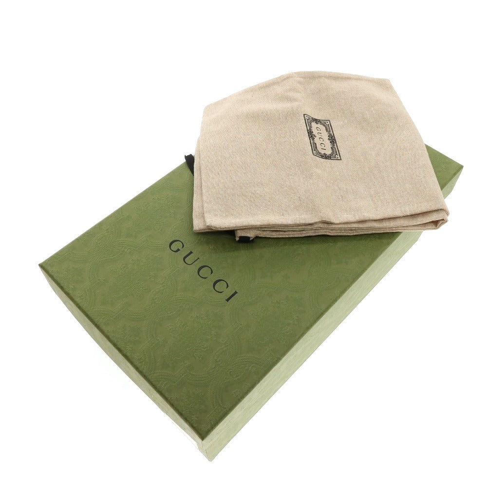 【中古】【未使用】グッチ GUCCI 6555790G0P0 シェリーライン レザー ローファー ライトグレー【サイズ6 1/2】【 状態ランクS 】【 メンズ 】