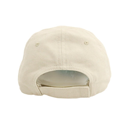 【中古】バレンシアガ BALENCIAGA コットン キャップ 帽子 ライトベージュ【サイズL】【 状態ランクA 】【 メンズ 】