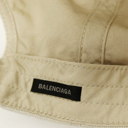 【中古】バレンシアガ BALENCIAGA コットン キャップ 帽子 ライトベージュ【サイズL】【 状態ランクA 】【 メンズ 】
