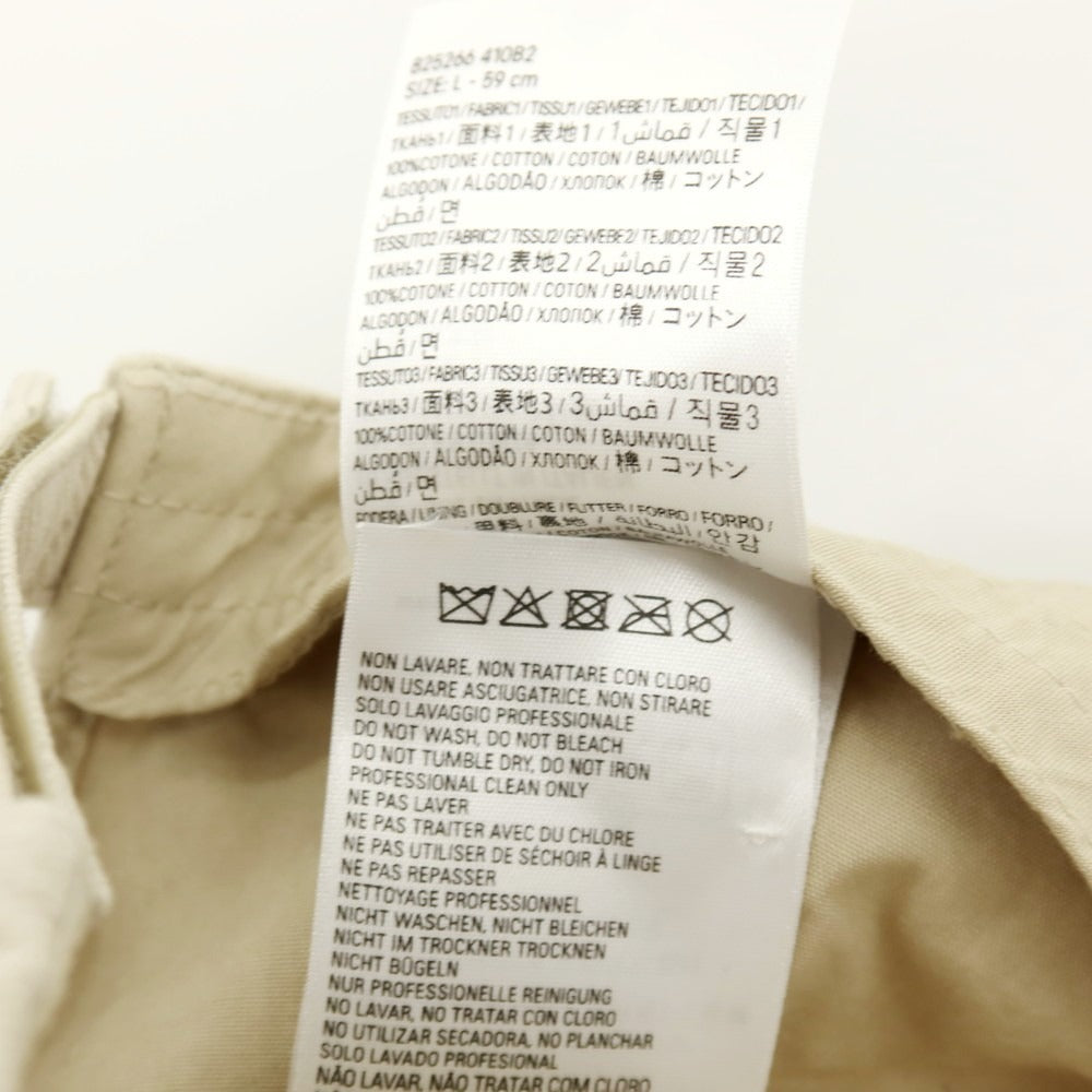 【中古】バレンシアガ BALENCIAGA コットン キャップ 帽子 ライトベージュ【サイズL】【 状態ランクA 】【 メンズ 】