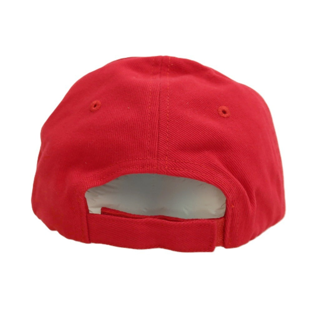 【中古】【未使用】バレンシアガ BALENCIAGA コットン キャップ 帽子 レッド【サイズL】【 状態ランクS 】【 メンズ 】