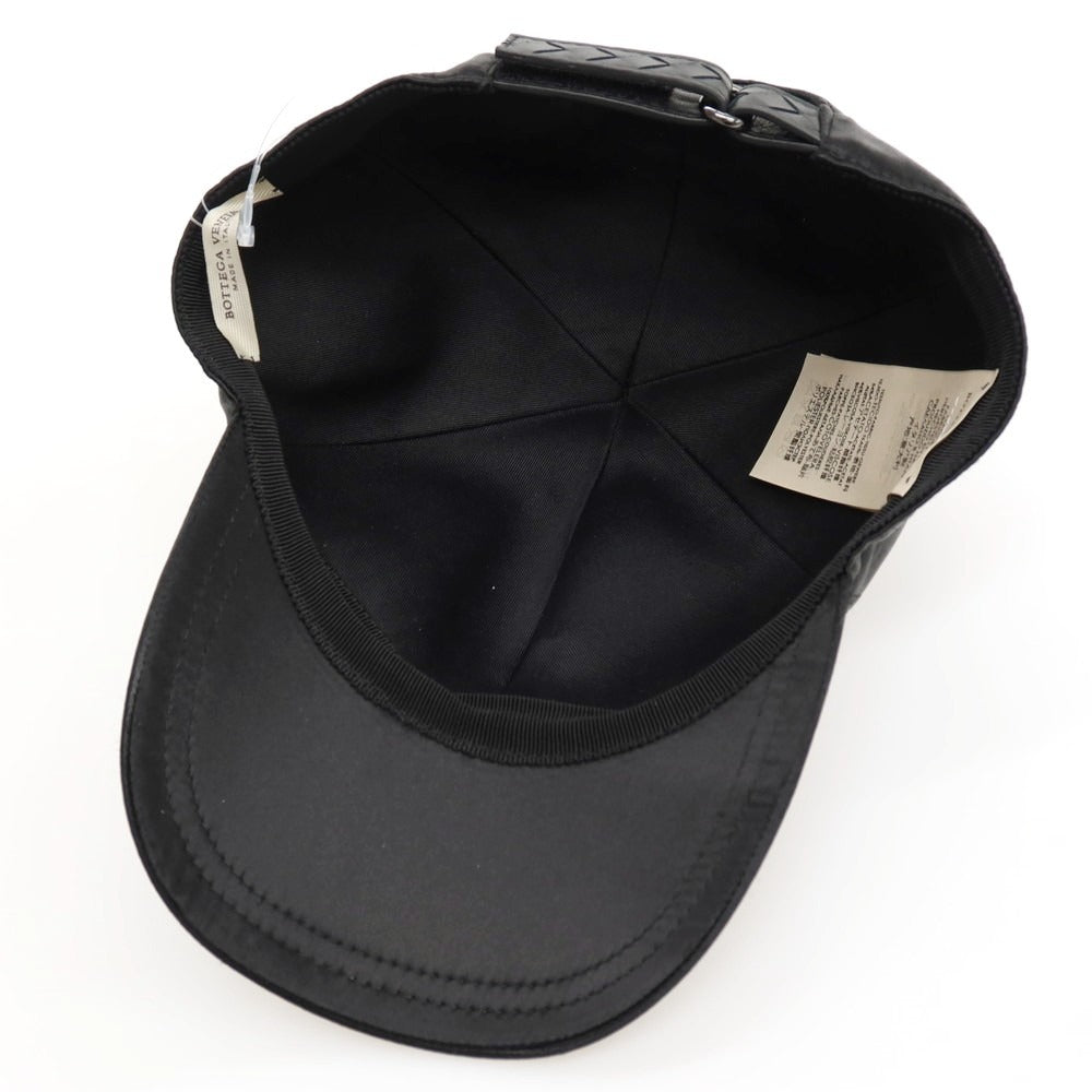 【中古】【未使用】ボッテガヴェネタ BOTTEGAVENETA アセテートレーヨン サテン クレイン 鶴 キャップ 帽子 ブラック【サイズL】【メンズ】 中古】【未使用】ボッテガヴェネタ BOTTEGAVENETA アセテートレーヨン