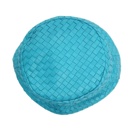 【中古】【未使用】ボッテガヴェネタ BOTTEGAVENETA 羊革 イントレチャート ナッパレザー バケットハット 帽子 ターコイズ【サイズM】【 状態ランクS 】【 メンズ 】