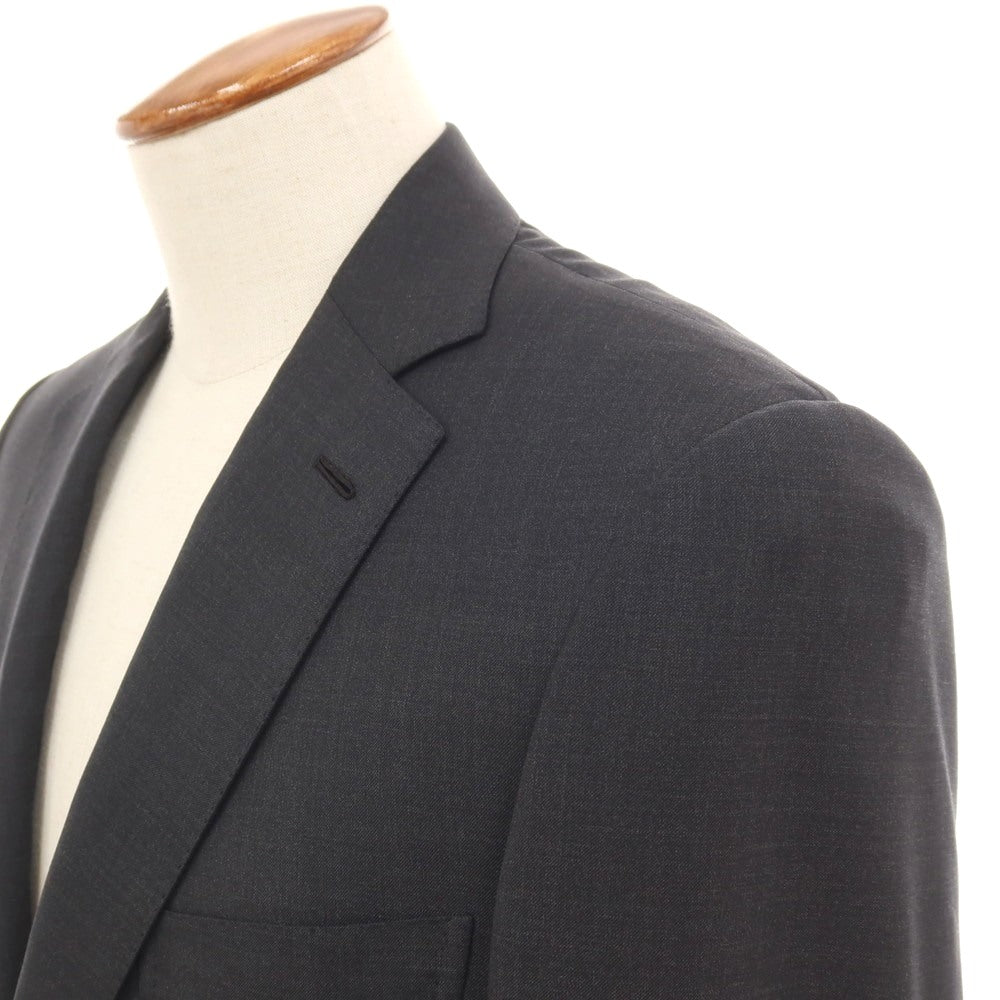 【中古】【未使用】ブリオーニ Brioni Super160’s ウール 2つボタンスーツ チャコールグレー【サイズ48 R】【 状態ランクS 】【 メンズ 】