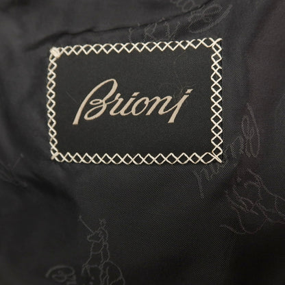 【中古】【未使用】ブリオーニ Brioni Super160’s ウール 2つボタンスーツ チャコールグレー【サイズ48 R】【 状態ランクS 】【 メンズ 】