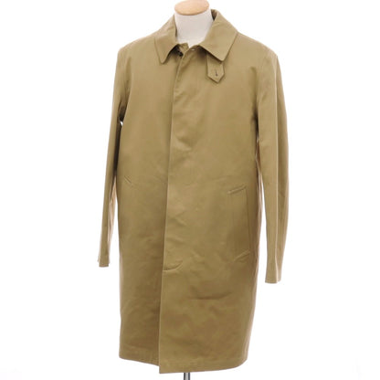 【中古】サンローラン SAINT LAURENT ツイルコットン ステンカラーコート ベージュ【サイズ44】【 状態ランクA 】【 メンズ 】
