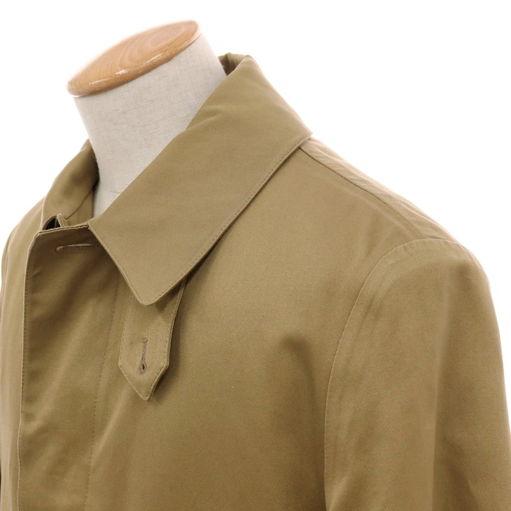 【中古】サンローラン SAINT LAURENT ツイルコットン ステンカラーコート ベージュ【サイズ44】【 状態ランクA 】【 メンズ 】