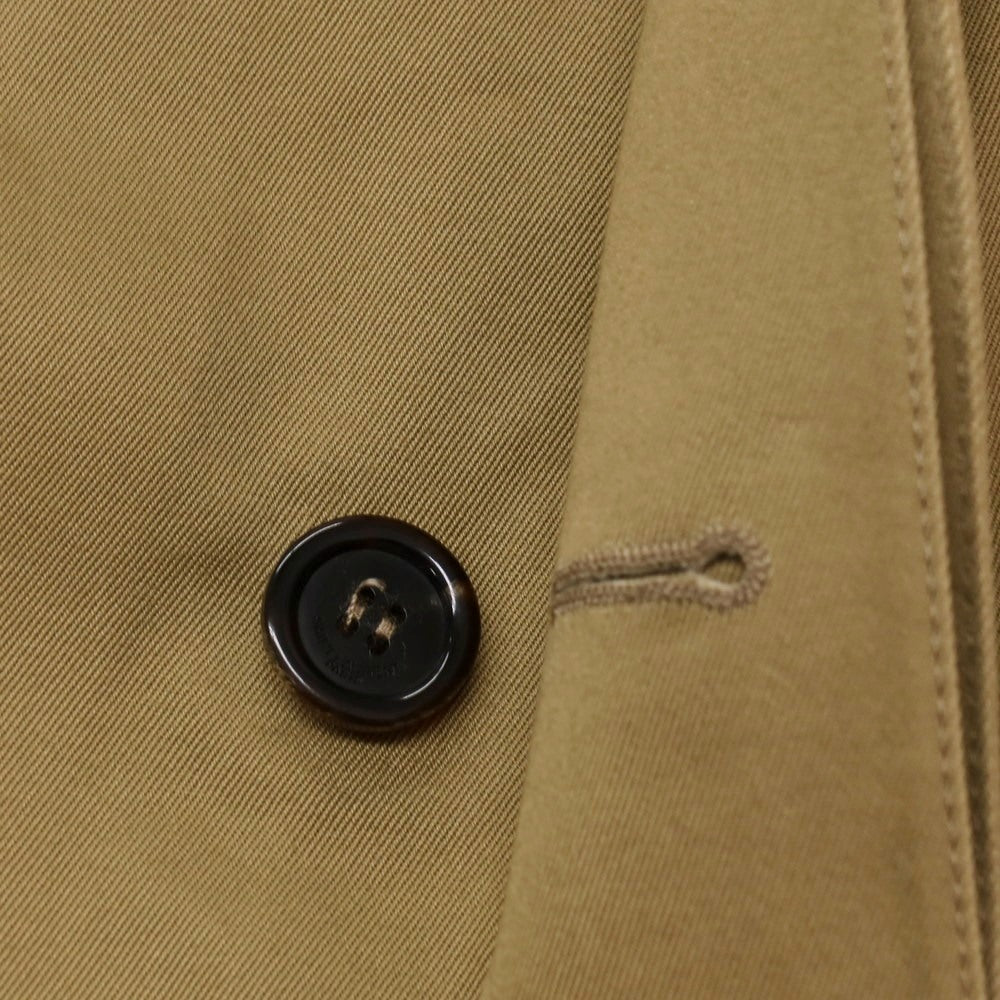 【中古】サンローラン SAINT LAURENT ツイルコットン ステンカラーコート ベージュ【サイズ44】【 状態ランクA 】【 メンズ 】