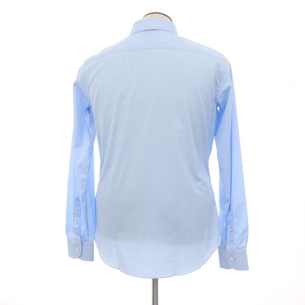 【中古】【未使用】ブリオーニ Brioni コットン レギュラーカラー ドレスシャツ ブルー【サイズ41】【 状態ランクS 】【 メンズ 】