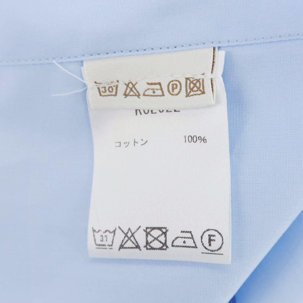 【中古】【未使用】ブリオーニ Brioni コットン レギュラーカラー ドレスシャツ ブルー【サイズ41】【 状態ランクS 】【 メンズ 】