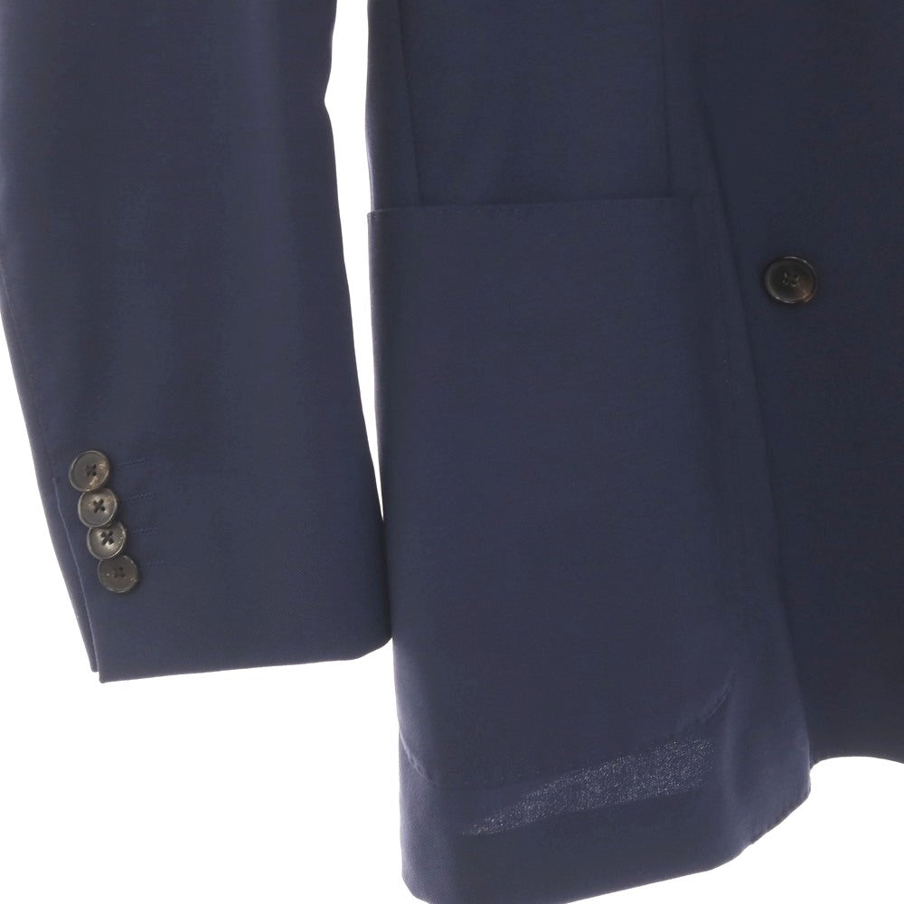 【中古】ラルディーニ LARDINI ウール ダブル6B テーラードジャケット ネイビー【サイズ46 7REG】【 状態ランクB 】【 メンズ 】