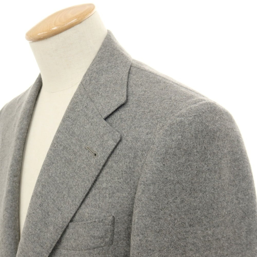 【中古】サルトリア ラファニエロ Sartoria Raffaniello ウールカシミヤ 3つボタンスーツ グレー【サイズ上44/下79】【 状態ランクA 】【 メンズ 】