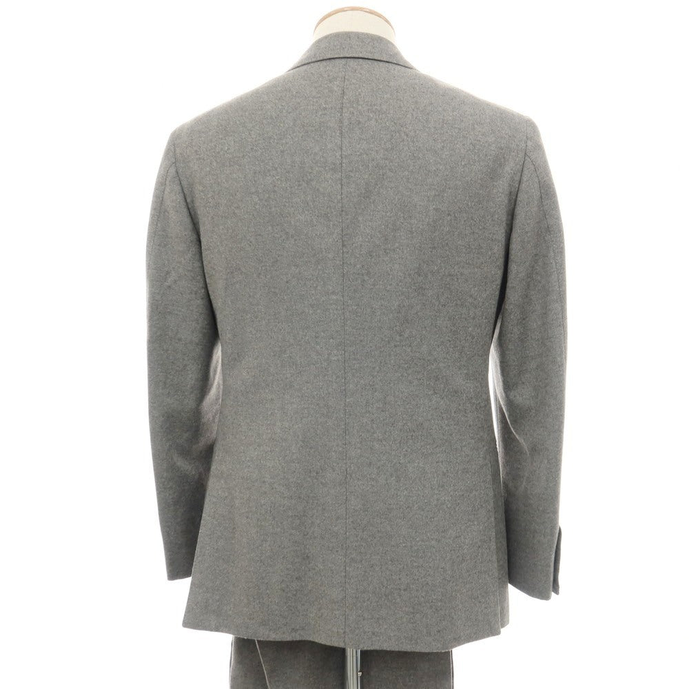 【中古】サルトリア ラファニエロ Sartoria Raffaniello ウールカシミヤ 3つボタンスーツ グレー【サイズ上44/下79】【 状態ランクA 】【 メンズ 】