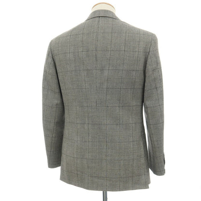 【中古】サルトリア ラファニエロ Sartoria Raffaniello ウール グレンチェック 3B テーラードジャケット ブラックxホワイト【サイズ44】【 状態ランクB 】【 メンズ 】