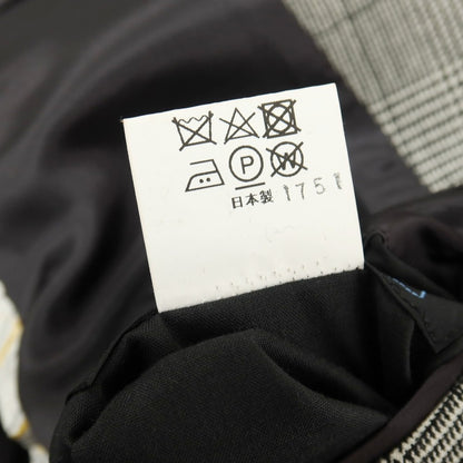 【中古】サルトリア ラファニエロ Sartoria Raffaniello ウール グレンチェック 3B テーラードジャケット ブラックxホワイト【サイズ44】【 状態ランクB 】【 メンズ 】