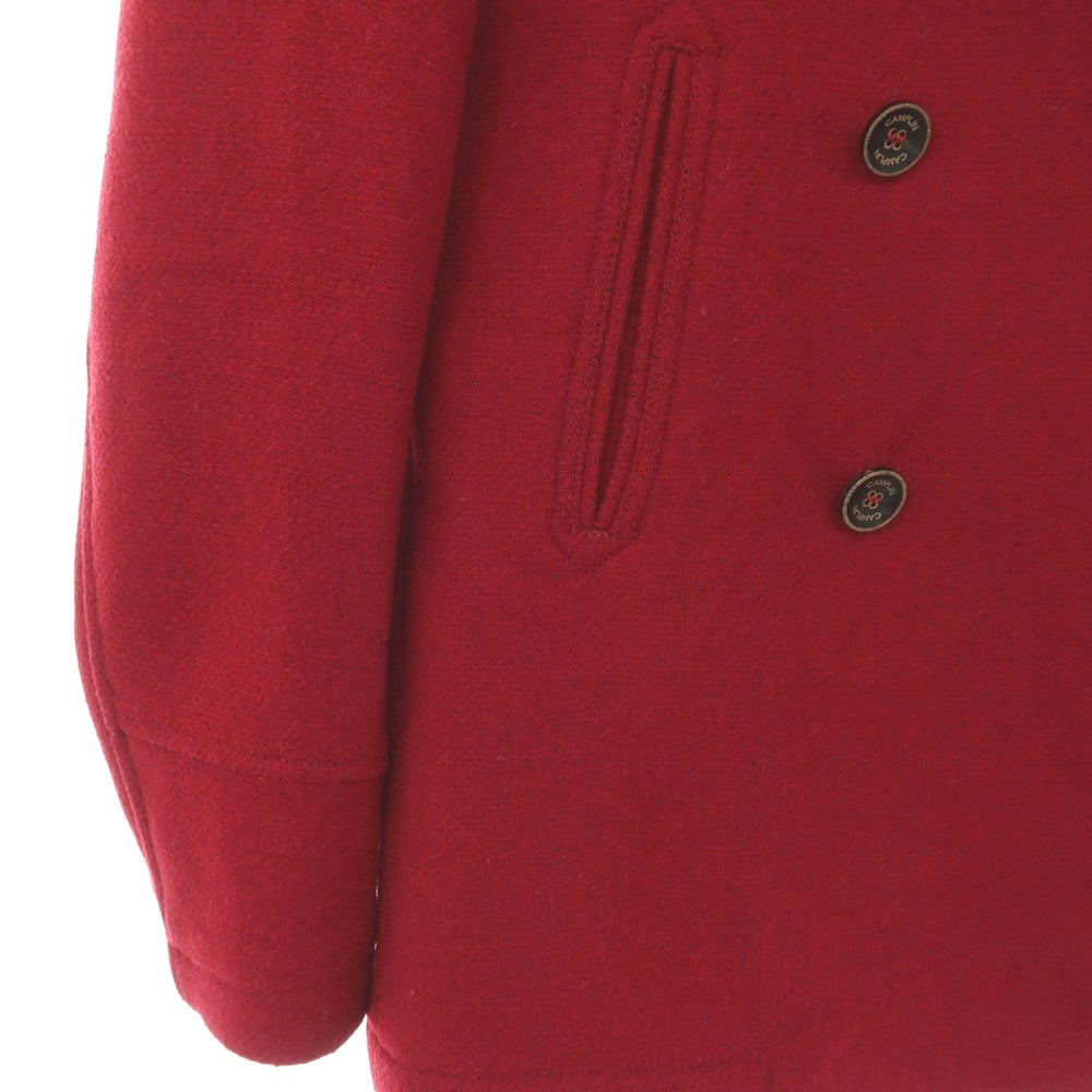 【中古】カンプリン CAMPLIN ウールポリエステルナイロン 中綿入り ピーコート レッド【サイズ46】【 状態ランクB 】【 メンズ 】