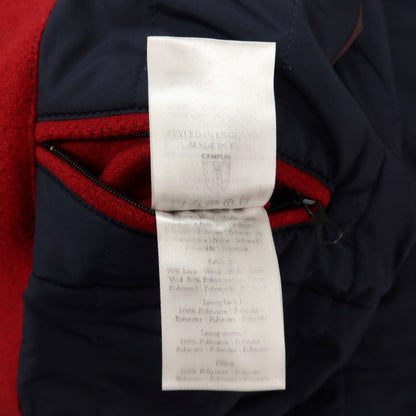 【中古】カンプリン CAMPLIN ウールポリエステルナイロン 中綿入り ピーコート レッド【サイズ46】【 状態ランクB 】【 メンズ 】