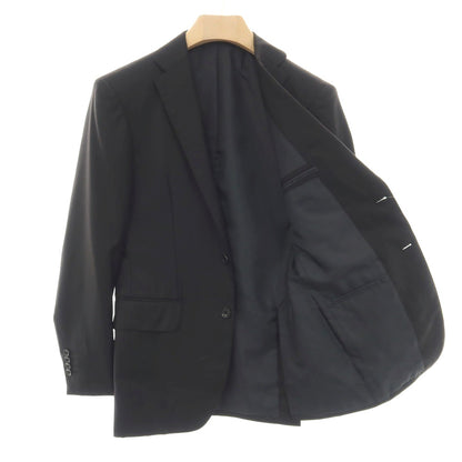 【中古】インターナショナルギャラリービームス International Gallery BEAMS ウール 2つボタンスーツ ブラック【サイズ44】【 状態ランクC 】【 メンズ 】