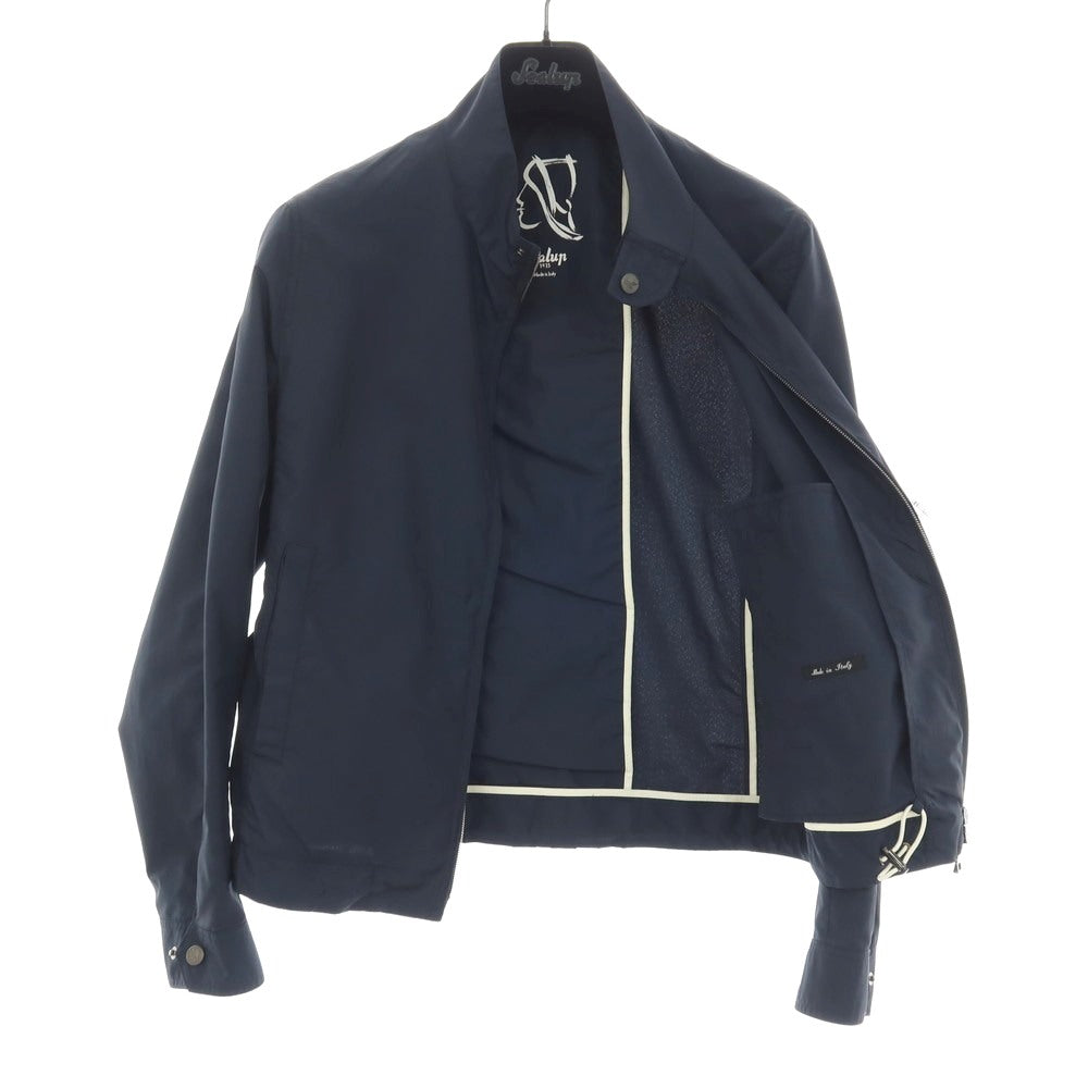 【中古】シーラップ Sealup ポリエステル スタンドカラー ダブルジップ スイングトップ ネイビー【サイズ46】【 状態ランクD 】【 メンズ 】