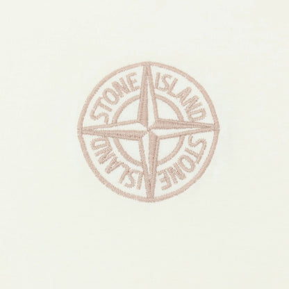 【中古】ストーンアイランド STONE ISLAND コットン クルーネック 長袖Ｔシャツ ホワイト【サイズS】【 状態ランクC 】【 メンズ 】