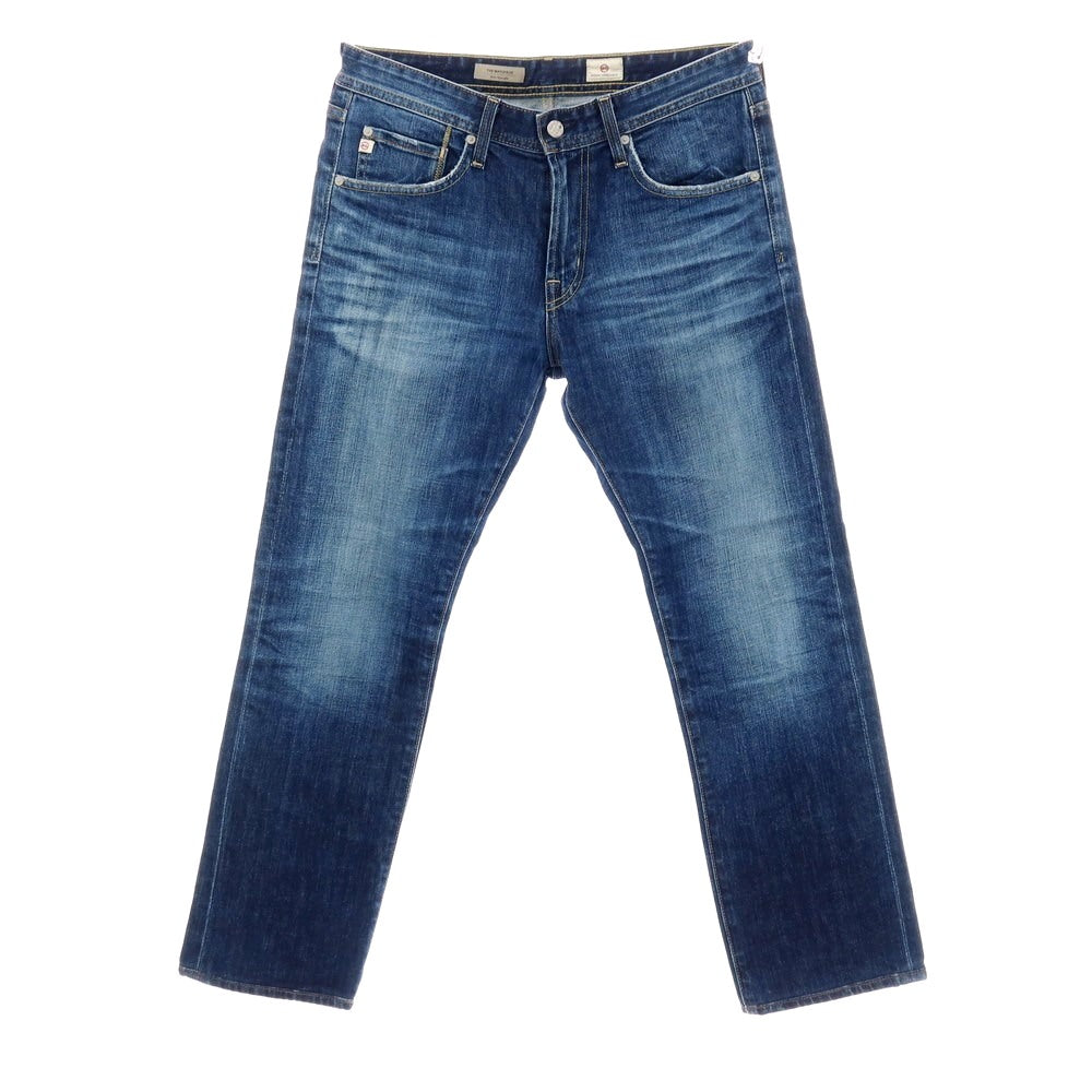 【中古】エージー アドリアーノゴールドシュミット AG Adriano Goldschmied コットンポリウレタン デニムパンツ ジーンズ ネイビー【サイズ32】【 状態ランクB 】【 メンズ 】