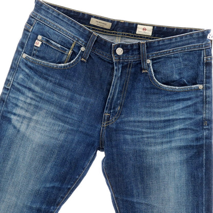【中古】エージー アドリアーノゴールドシュミット AG Adriano Goldschmied コットンポリウレタン デニムパンツ ジーンズ ネイビー【サイズ32】【 状態ランクB 】【 メンズ 】